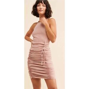 Free People Katya Thermal Mini Dress - Pink - Size XS